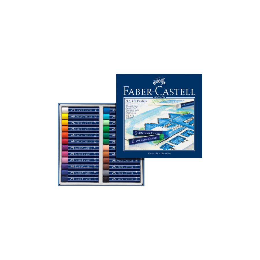 BOITE 24 PASTELS A L'HUILE      BOITE 24 PASTELS A L'HUILE
