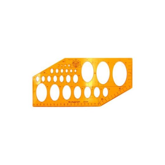 GRAPH'IT STUDYGRAPH Trace Ellipses 35° Isométrique - Gabarit 28 ellipses