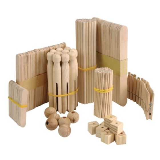 Kit de construction & maquette en bois à personnaliser - 450 pièces - CTOP