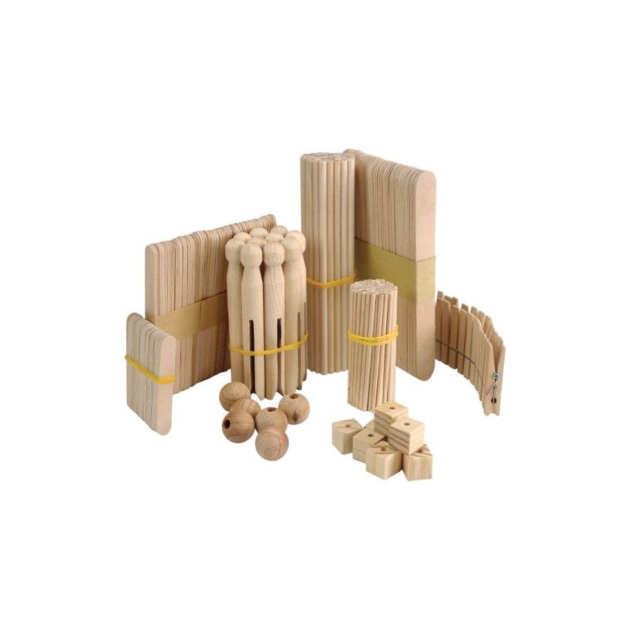 Kit de construction & maquette en bois à personnaliser - 450 pièces - CTOP