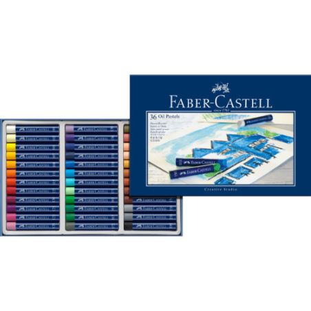 BOITE 36 PASTELS A L'HUILE     