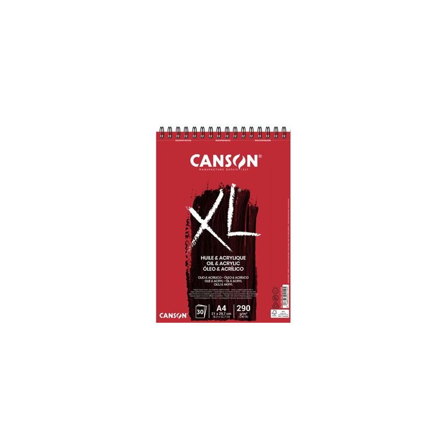 CANSON Bloc XL Acrylique , A4, 300 g/m2 30 Feuilles