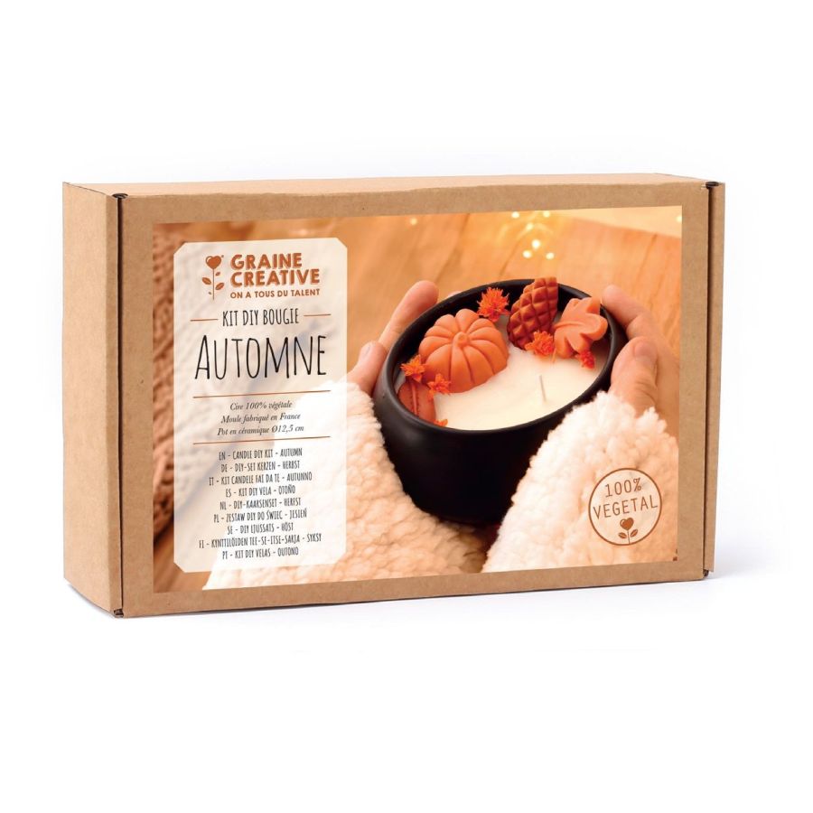 Kit DIY Bougie Automne – Graine Créative