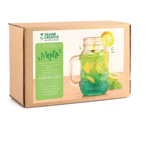 Kit DIY Bougie Mojito – Graine Créative