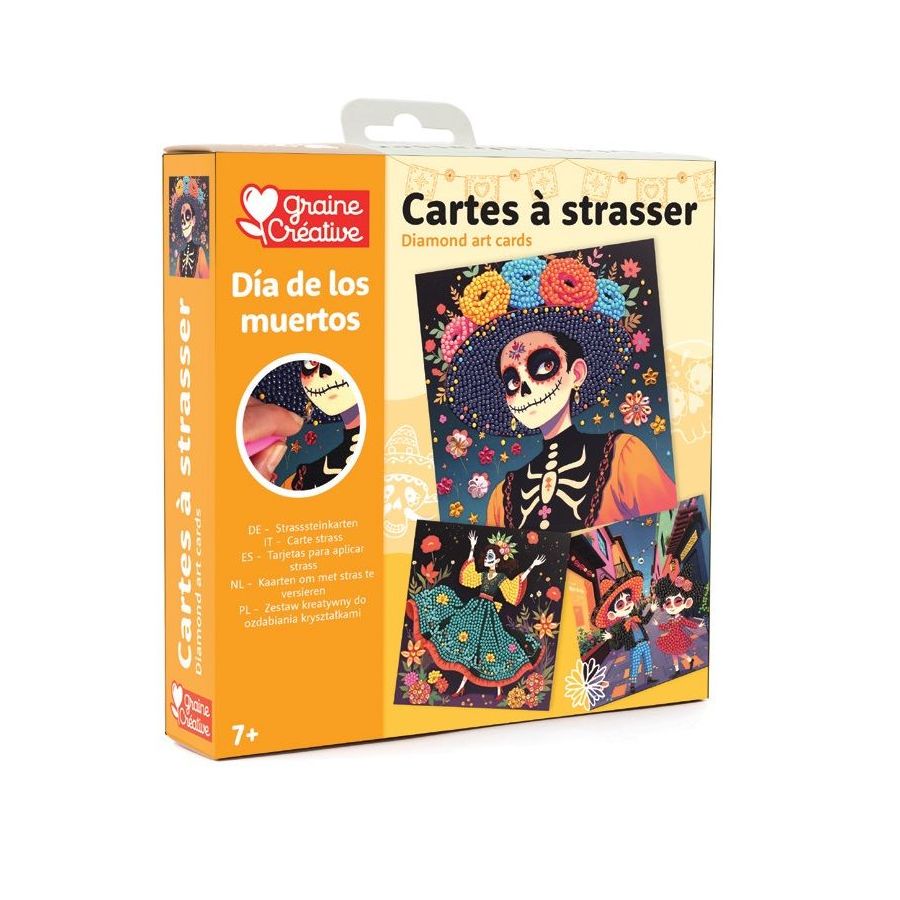 Cartes à strasser « Dia de los Muertos » – Graine Créative