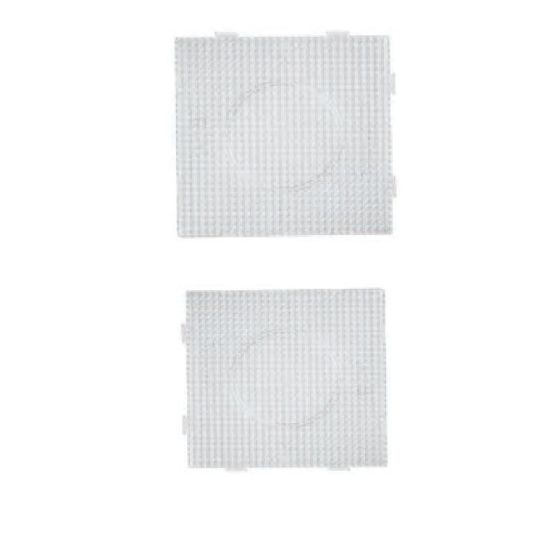 PERLOU - lot de 2 plaques à picots pour perle à repasser