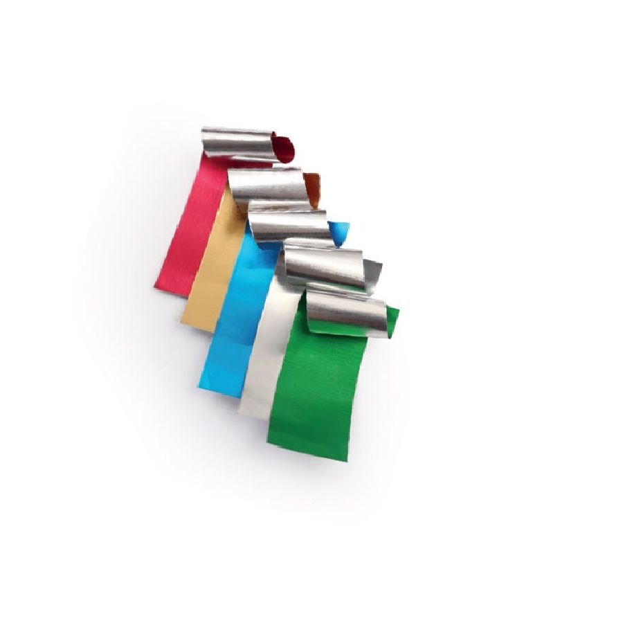 Kit métal à repousser 18,5x29 cm 5 feuilles bleu, vert, rouge, argent, or & argent – Graine Créative