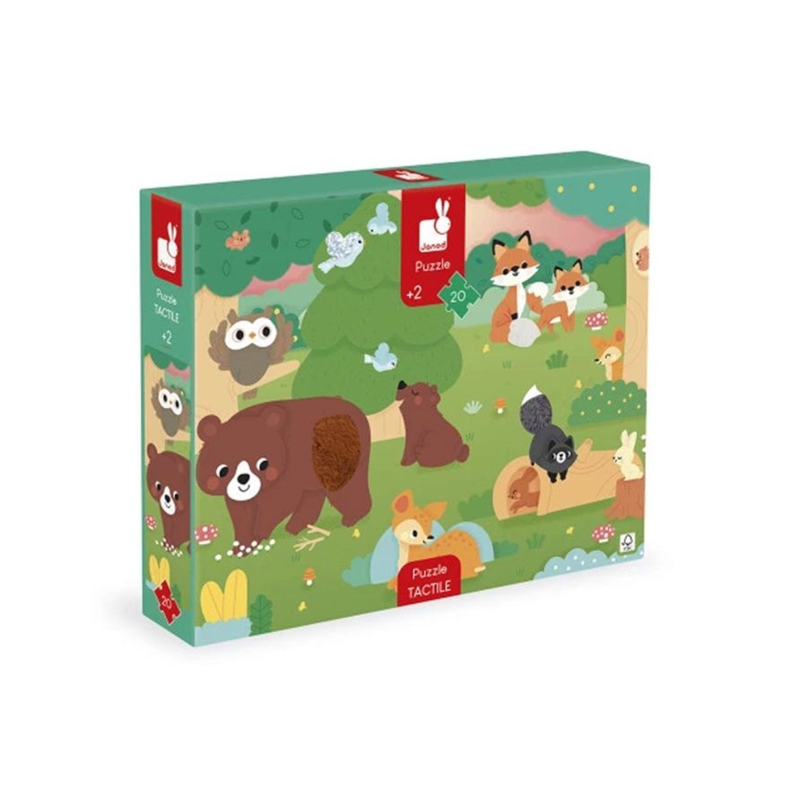 Puzzle Tactile Foret Multicolore - Janod