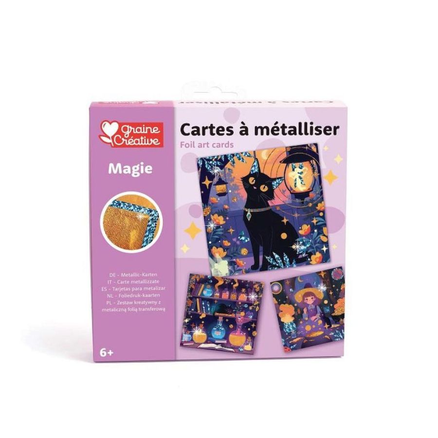 Cartes a metalliser - Magie - Graine Creative