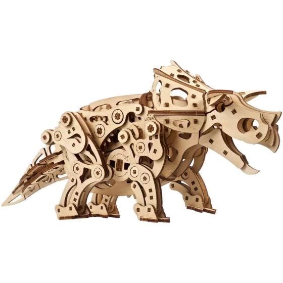 Triceratops Ugears - Puzzle 3D mécanique en bois