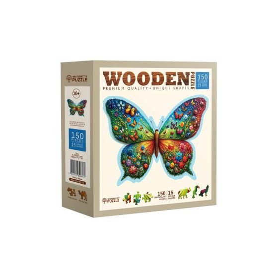Wooden city Puzzle Papillon Multicolor 150 pcs