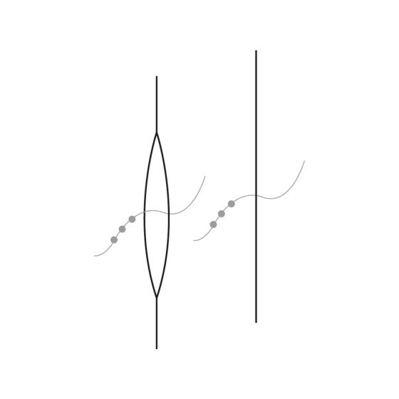 Aiguille spéciales pour enfiler des perles 5.7 cm