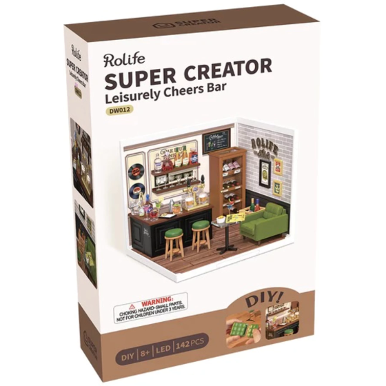 Maquette Bois 3D - Leiserely Cheers Bar - Rolife