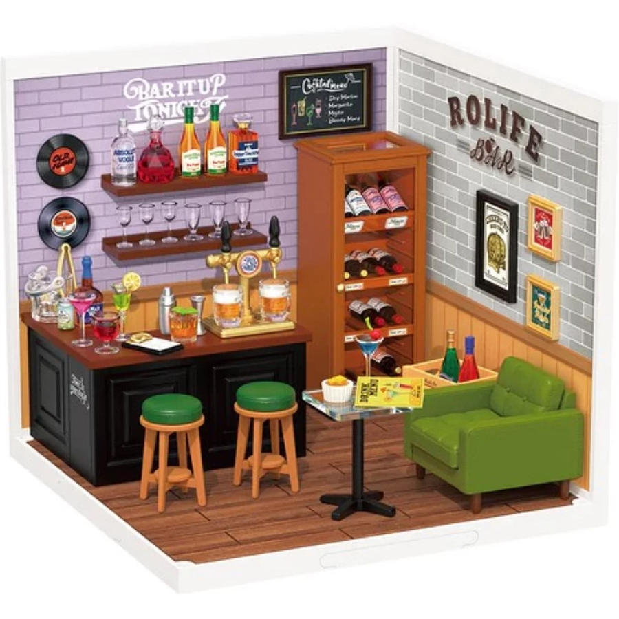 Maquette Bois 3D - Leiserely Cheers Bar - Rolife