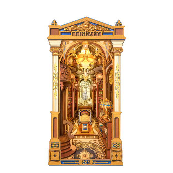 Maquette Bois 3D - Serre livres Library of Wonders - Rolife