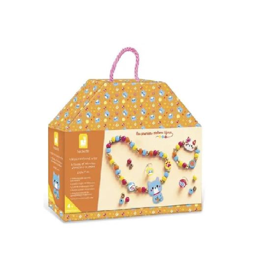 Coffret 4 bijoux en bois à créer - Petits Chats