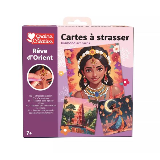 Cartes à strasser « Rêve d'Orient » – Graine Créative