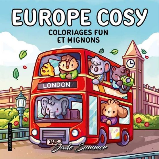 Europe Cosy - Jade Summer - Coloriages fun et mignons
