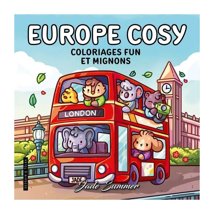 Europe Cosy - Jade Summer - Coloriages fun et mignons