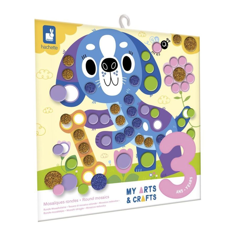 Janod Mosaiques Rondes Petits Amis Multicolore 3 ans - Janod