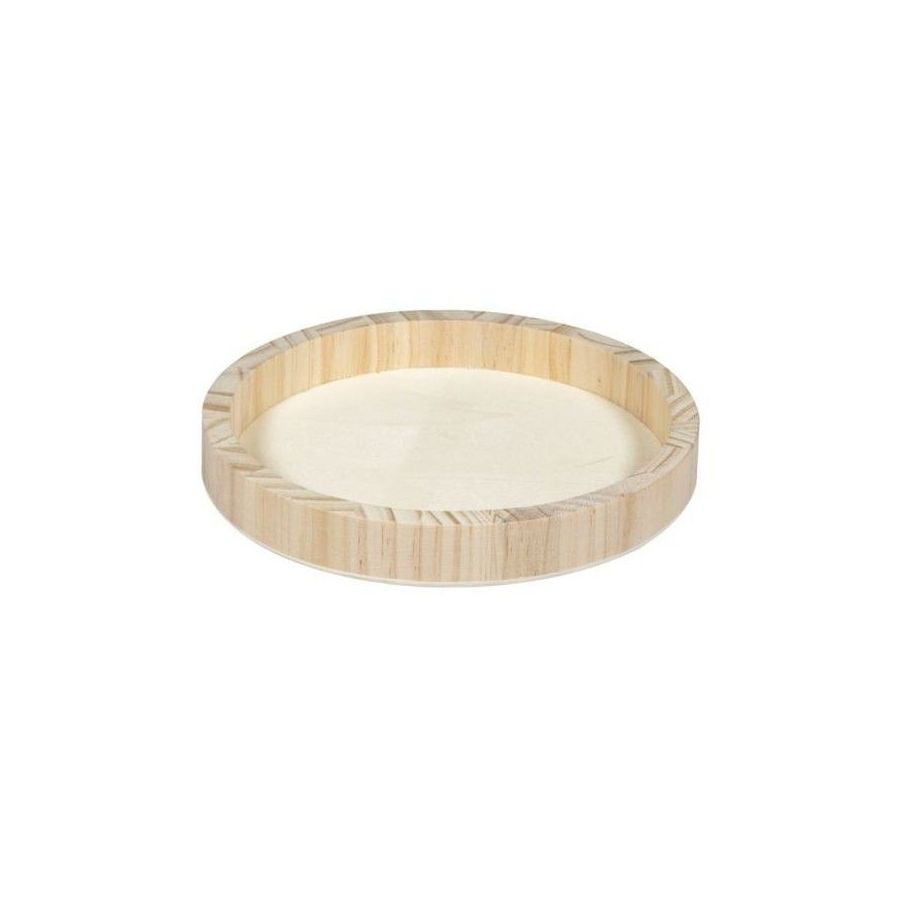 Plateau en bois  ø 20 cm - Rayher