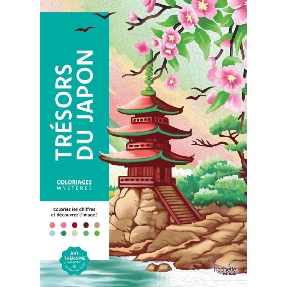 Coloriages mystères Trésors du Japon – Livre de coloriage