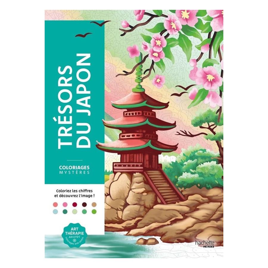 Coloriages mystères Trésors du Japon – Livre de coloriage