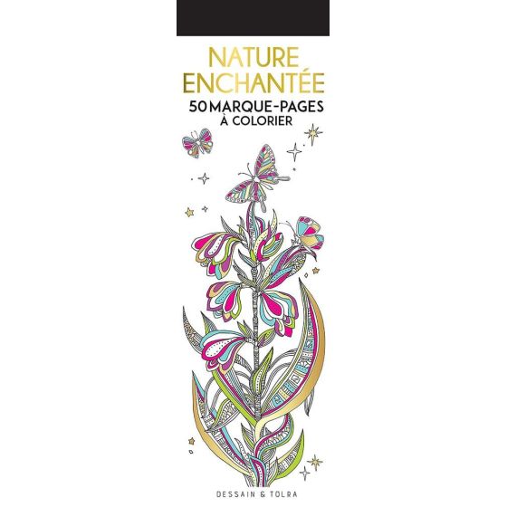 Marque-pages Nature Enchantée à colorier – 100 modèles