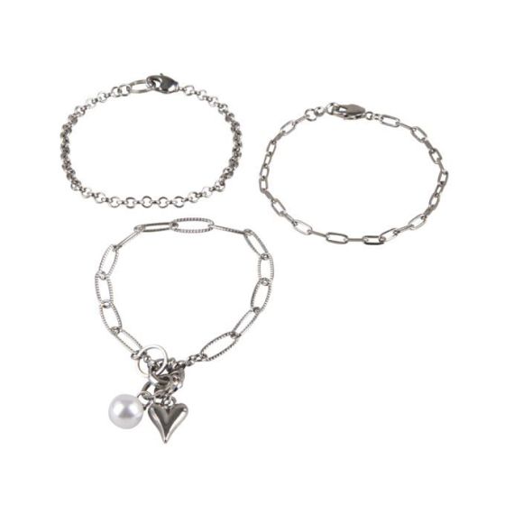 Kit bracelets Click & Match Argent – Rayher