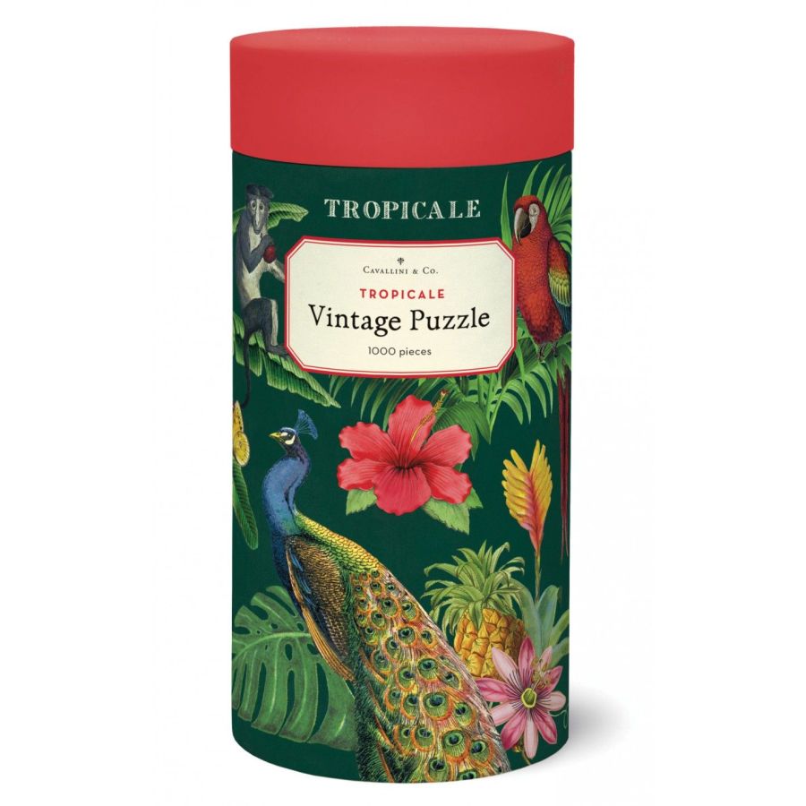 Puzzle Cavallini Tropical vintage 1000 | Art & Loisirs