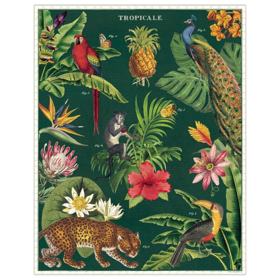 Puzzle Cavallini Tropical vintage 1000 | Art & Loisirs