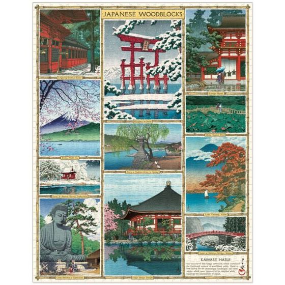 Puzzle Cavallini Estampes Japonaises 1000 | Art & Loisirs