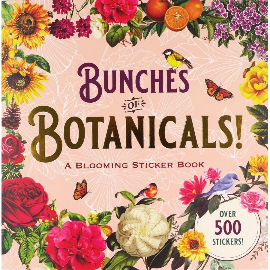 Livre d’autocollants Bouquets de Fleurs – 500 stickers – 50 pages