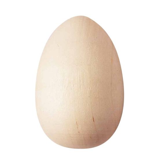 Oeuf en bois Déco de Pâques 6 x4 cm environ