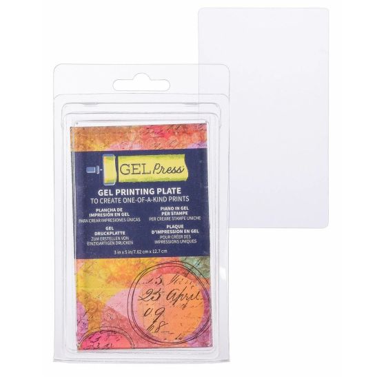 Gel Press • Plaque d'impression en Gel Rectangle 7, 62x12, 7cm