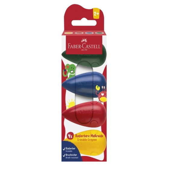 FABER-CASTELL étui en carton de 4 craies gouttes