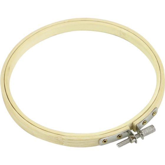 Tambour à broder 11 cm avec vis de réglage