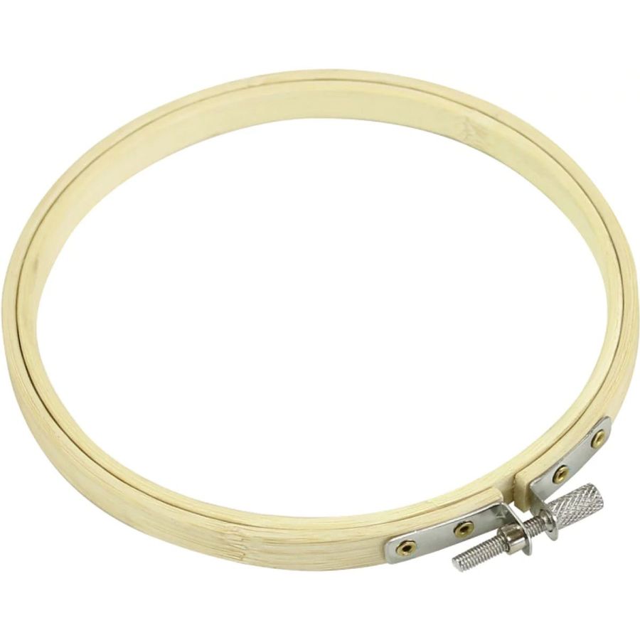 Tambour à broder 11 cm avec vis de réglage