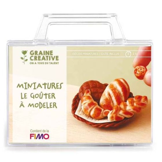 Kit Fimo miniatures à modeler - Le goûter – Graine Créative