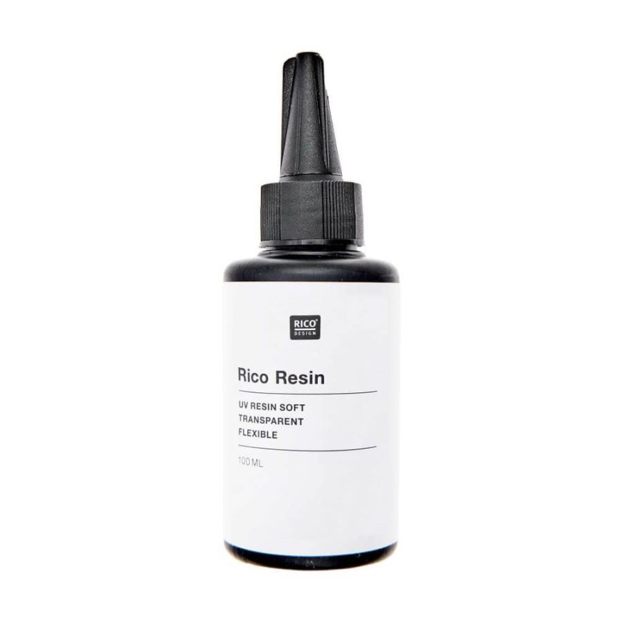 Résine UV Soft Transparent - 100mL - Rico Design