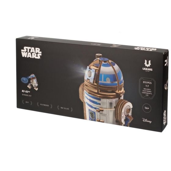 Maquette UGEARS Modèles Mécaniques: STAR WARS / R2-D2
