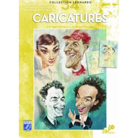 ALBUM N°34 CARICATURE NOIR ET BLANC 