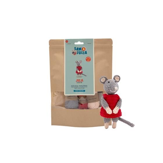 Julia Mouse Crochet Kit - DIY Sam & Julia