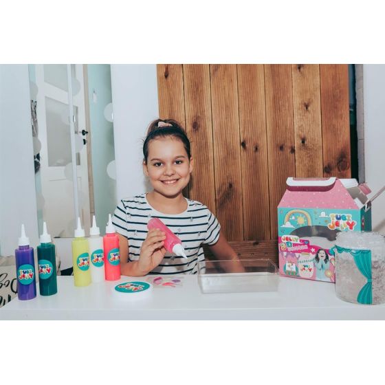 Tuban Tubi Jelly Set Licorne - Créez des Figurines en Gel avec Aquarium | Art & Loisirs