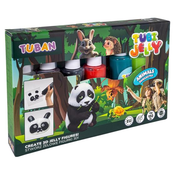 Tuban - Tubi Jelly set 6 couleurs - Animaux