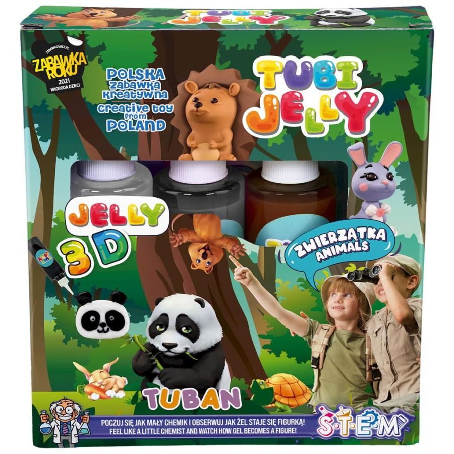Tuban - Tubi Jelly set 3 couleurs - Animaux