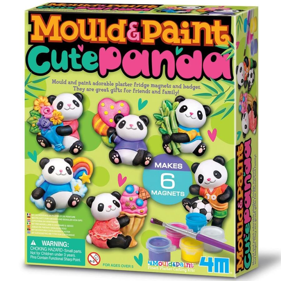 4M Crea - Kit moulage adorables Pandas 5 cm