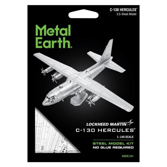Metal Earth Lockheed C-130 Hercules 3D Maquette Métal