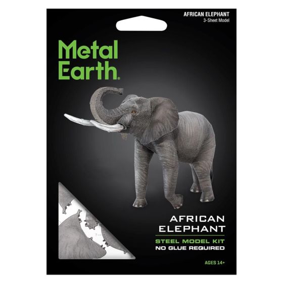 Metal Earth African Elephant 3D Maquette métal