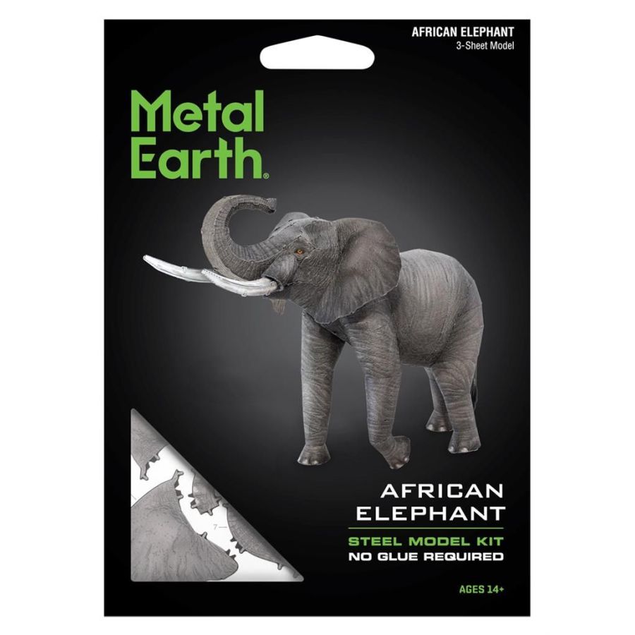 Metal Earth African Elephant 3D Maquette métal